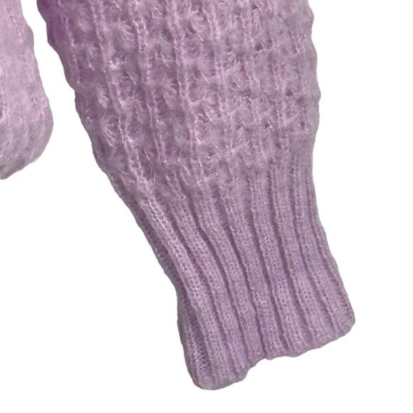 FRNCH PARIS NORHEN‎ TEXTURED PULLOVER SWEATER IN LAVENDER NWT WOMEN'S SIZE S/M - Picture 7 of 13